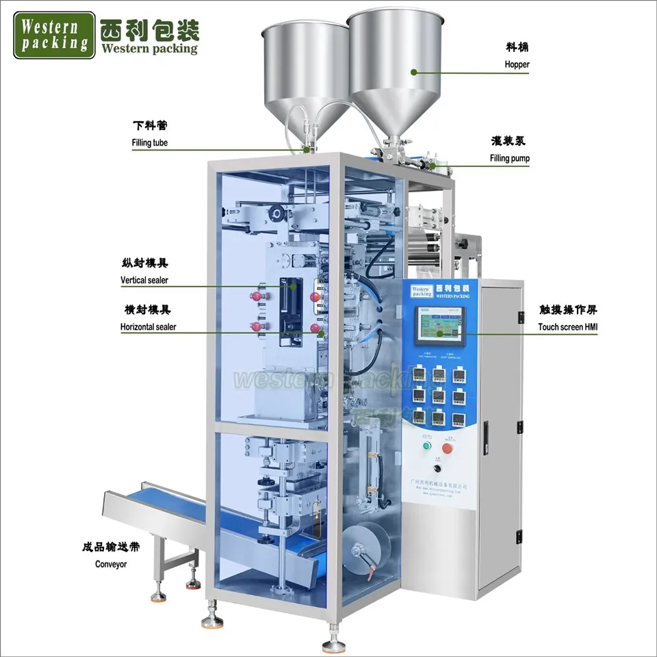 automatic vertical packing machine sauce