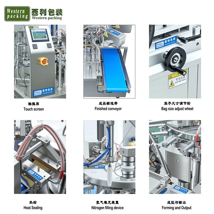 stand up pouch filling and sealing machine
